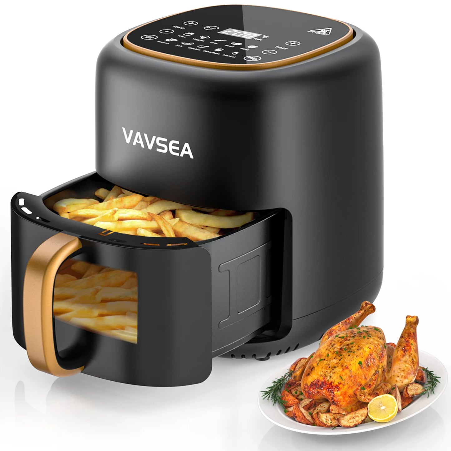 10-in-1 Air Fryer with Clear Window, 6.5QT