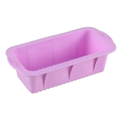 2PC Rectangular Silicone Loaf Pan, 4 colors