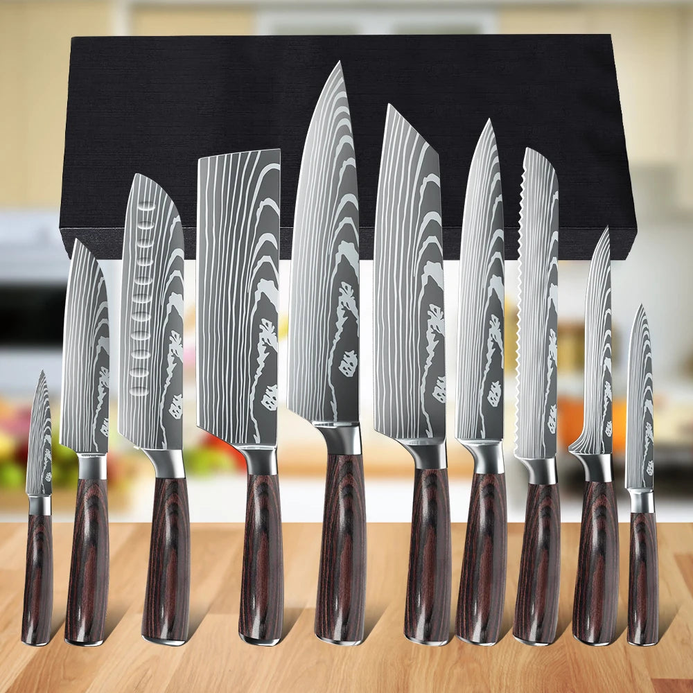 10pcs Kitchen Knives Set