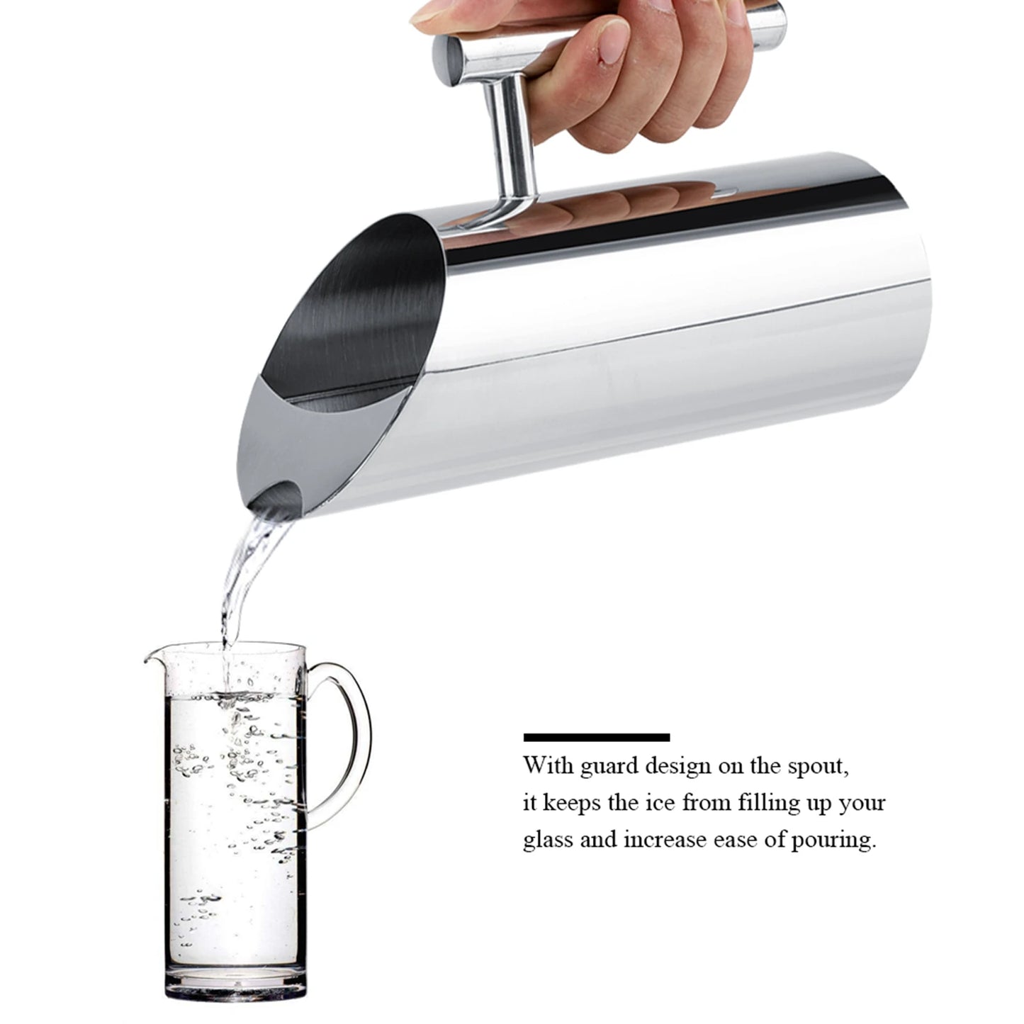 Water Pitcher with Ice Guard