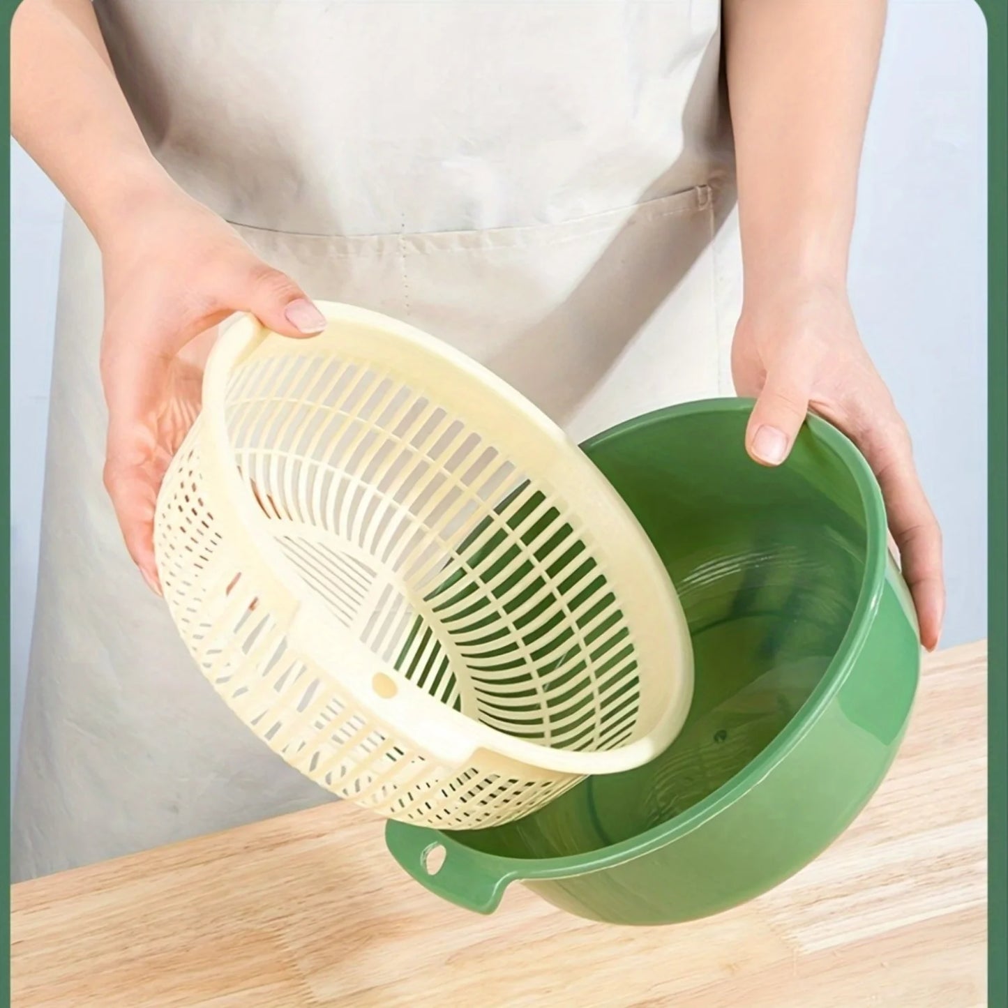 3 Piece Kitchen Colander Set