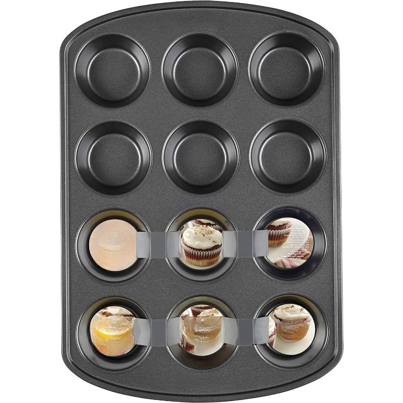 Non-stick Cupcake Pan, 12-Cup