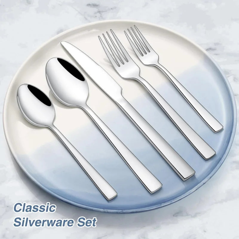 40 Piece Silverware Set