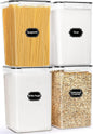 4 Pack Extra Large Airtight Storage Containers