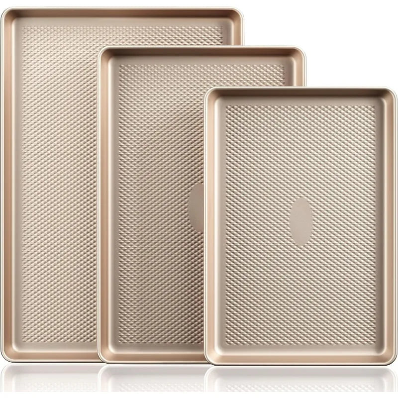 3PC Heavy Duty Cookie Sheets