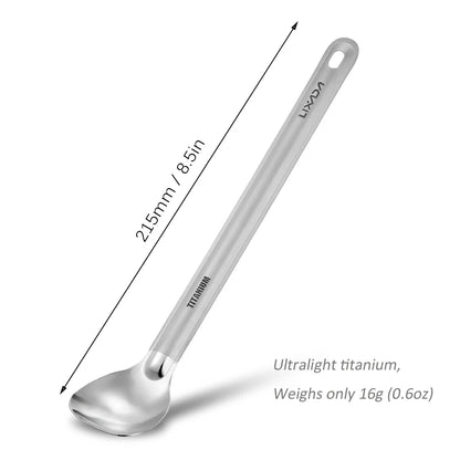 Long Handle Spoon with Polished Bowl