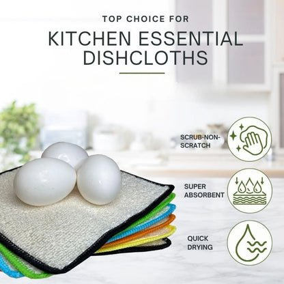 Kitchen Dish cloths and dish towels, 6 packs