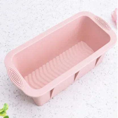 2PC Rectangular Silicone Loaf Pan, 4 colors