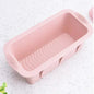 2PC Rectangular Silicone Loaf Pan, 4 colors