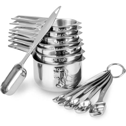 13-piece Measuring Cups and Spoons Set