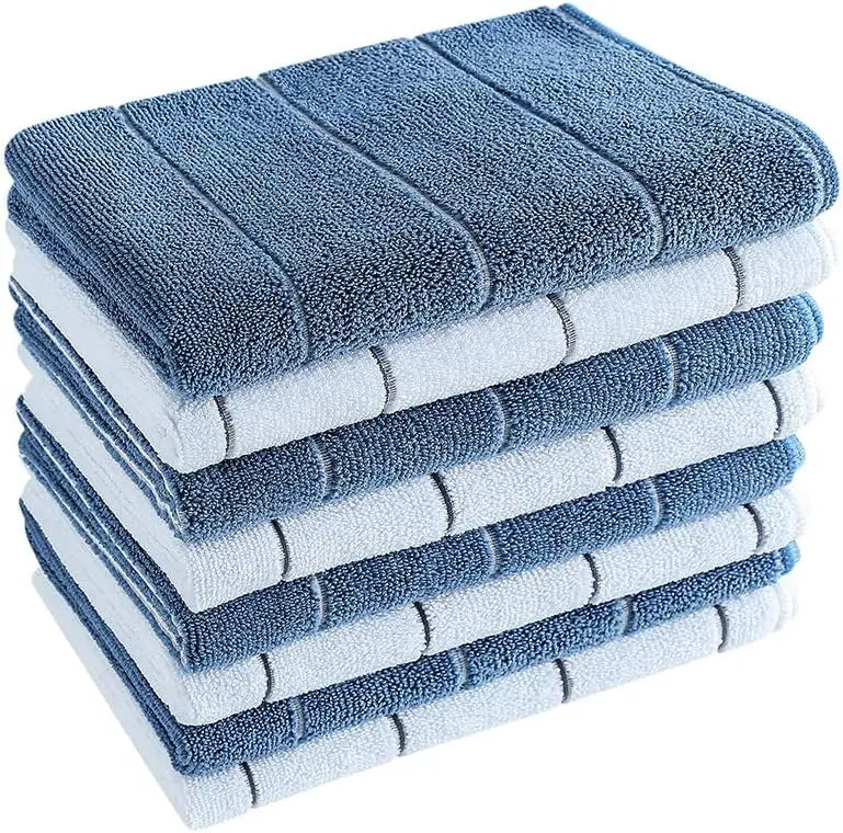 Super fiber kitchen towels, 8 pack, 6 colors