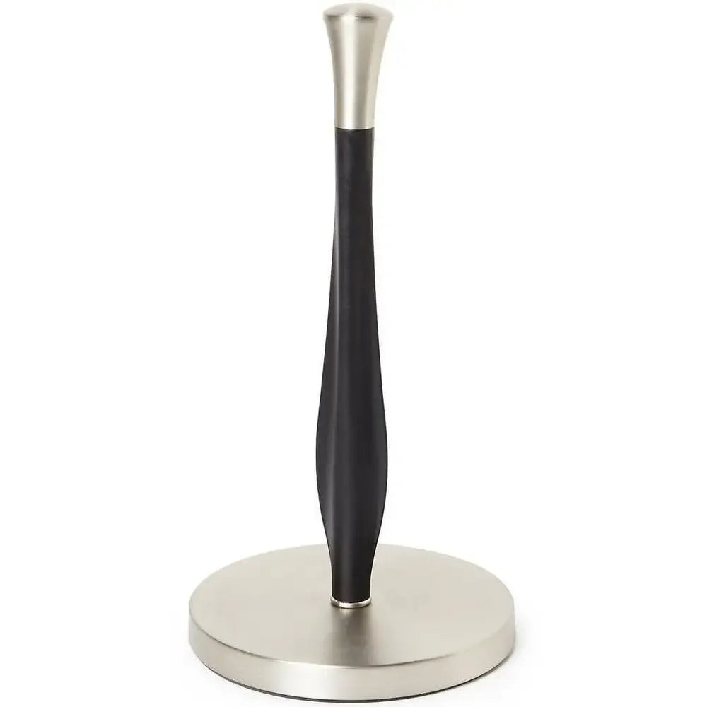 Modern Nickel Paper Towel Holder