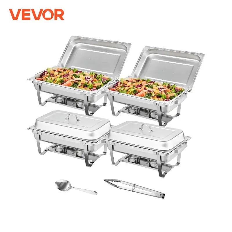 8QT Rectangle Chafing Dish 4/6 Packs