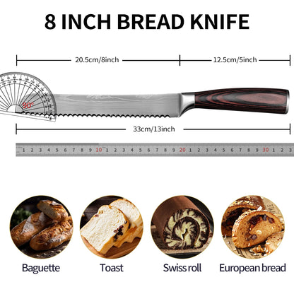 8-inch Serrated Bread Knife