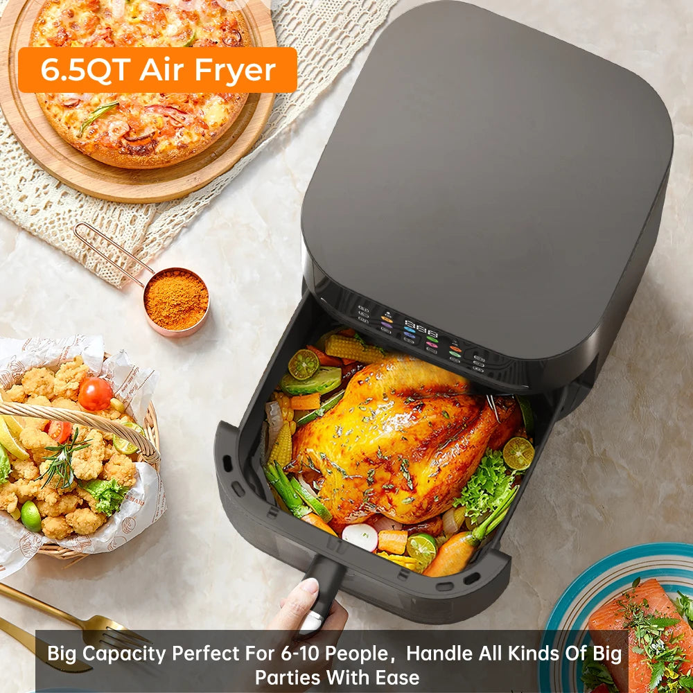 6.5QT Air Fryer Oven With Visible Window