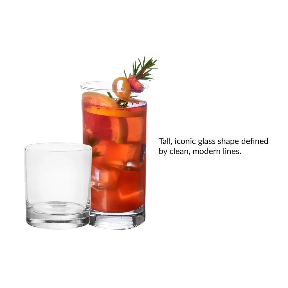 12-Piece Glass Drinkware Set