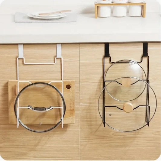 Hanging Pot Lid Rack for Door