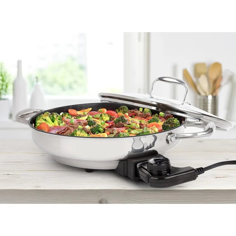 12" Round Electric Skillet