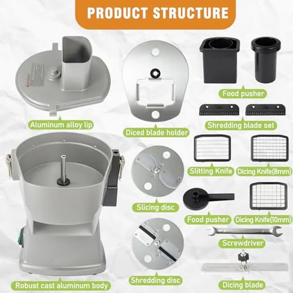 Electric Vegetable Chopper Mandoline Slicer