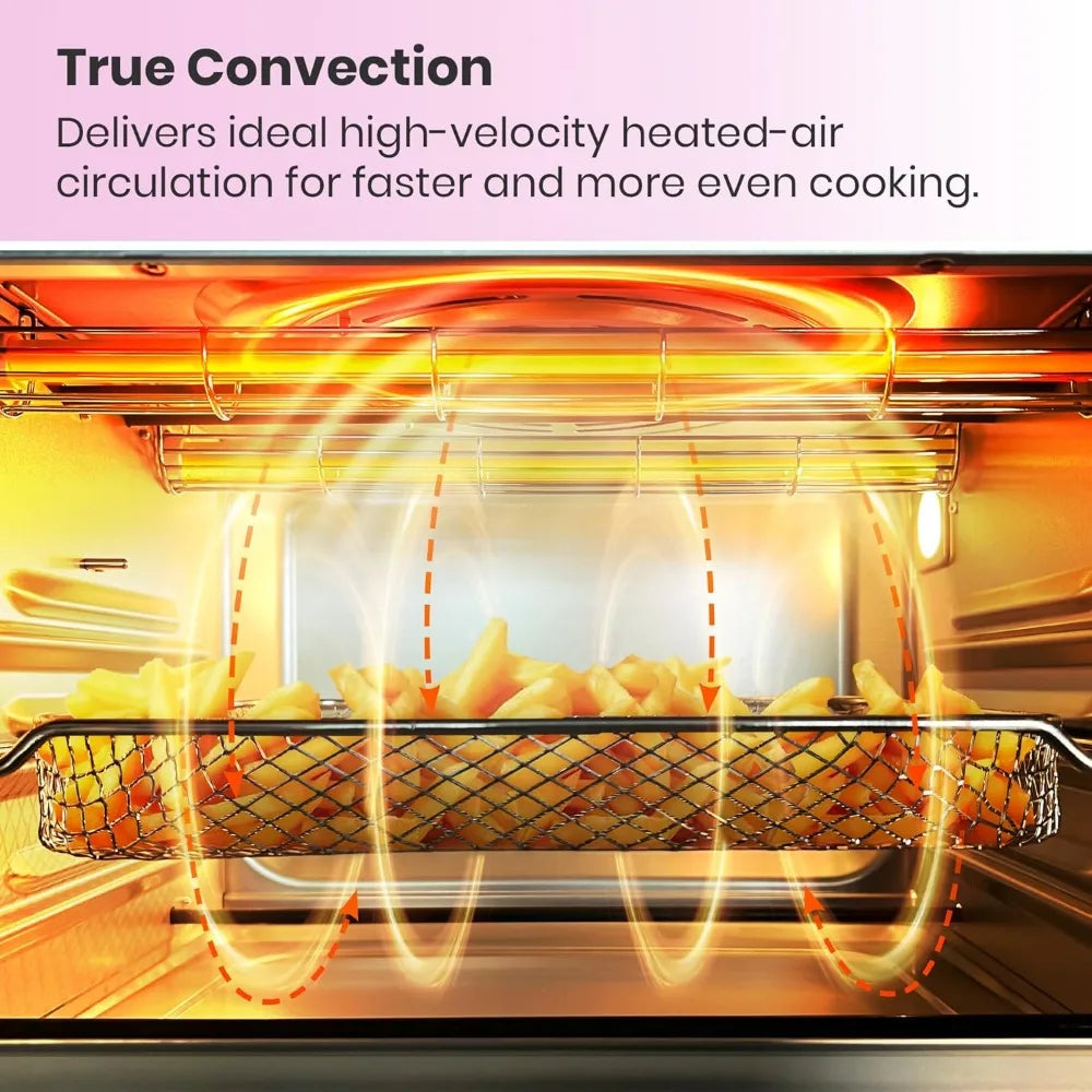 Retro Style Infrared Heating Air Fryer Toaster Oven