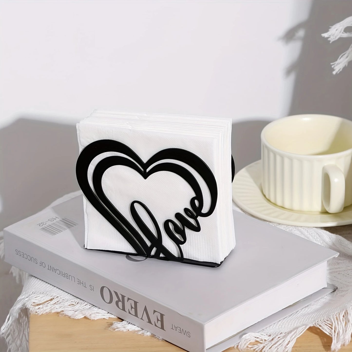 Love Heart Design Napkin Holder