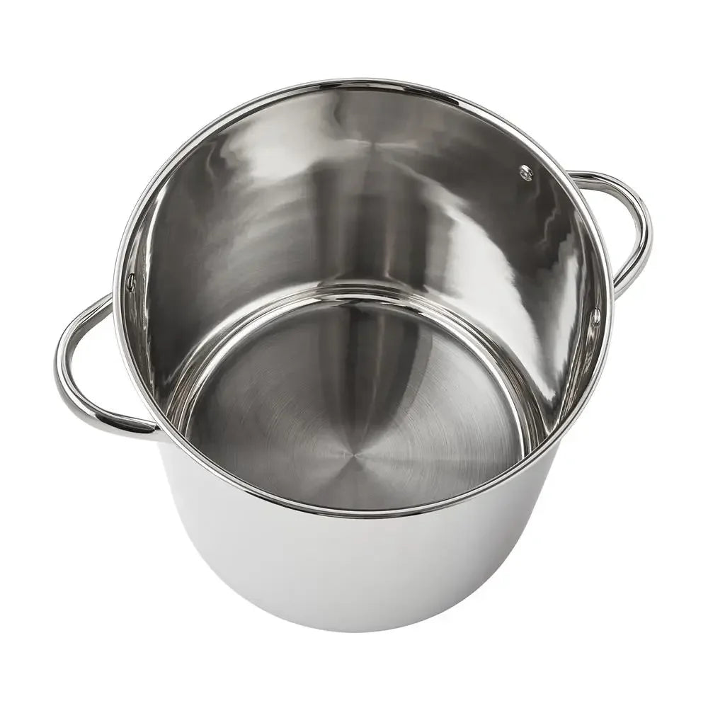 Stock Pot with Glass Lid, 16-Quart