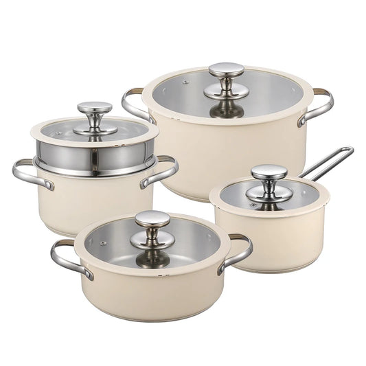 Cook Pot Set with Glass Lid 4 PCS