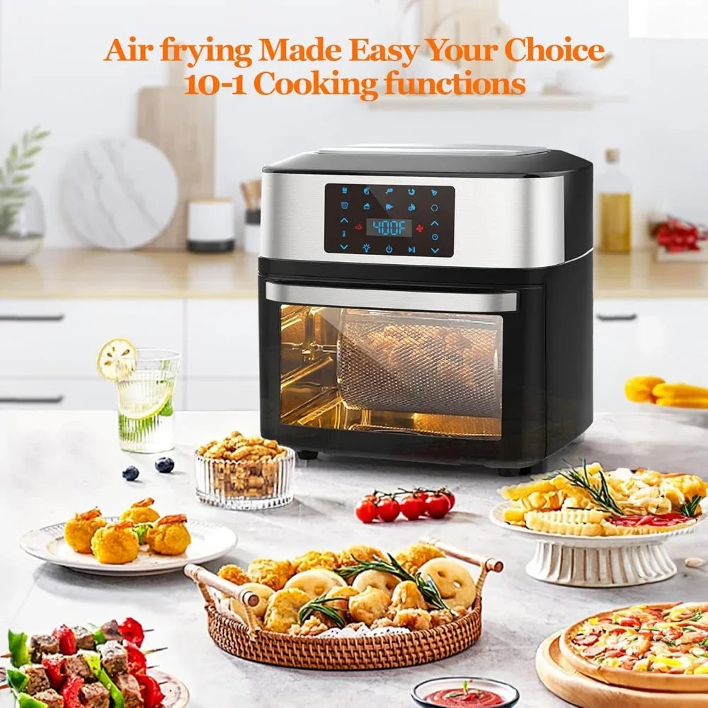 Air Fryer, 10-in-1 20 QT, Visible Cooking Window