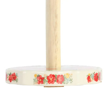 Floral Paper Towel Holder and Spoon Rest