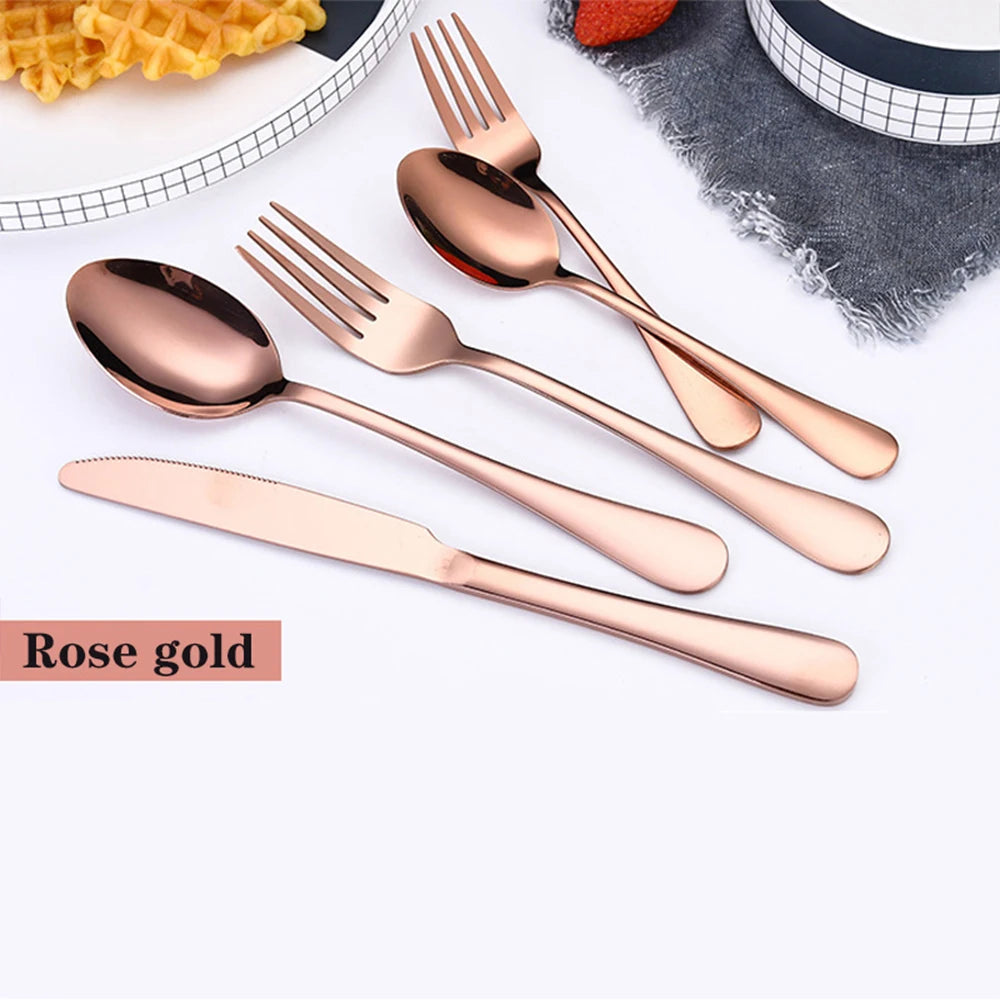 5/10/20 pcs Flatware Set, 4 colors