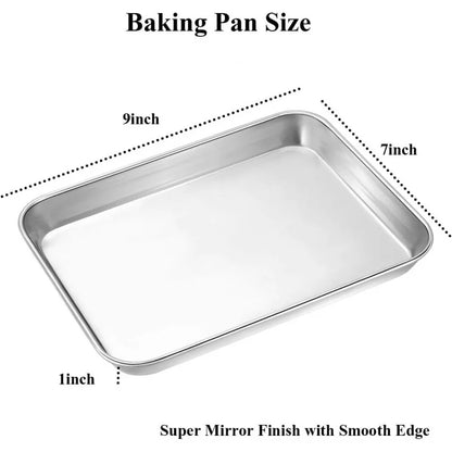 Baking Sheet with Rack Set [2 Sheets/2 Racks]