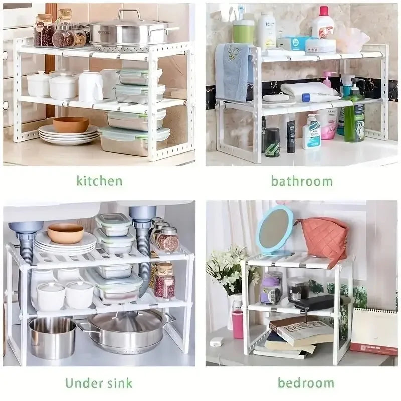 Cabinet Organizer Shelves, 1 or 2 shelves