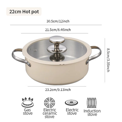 Cook Pot Set with Glass Lid 4 PCS