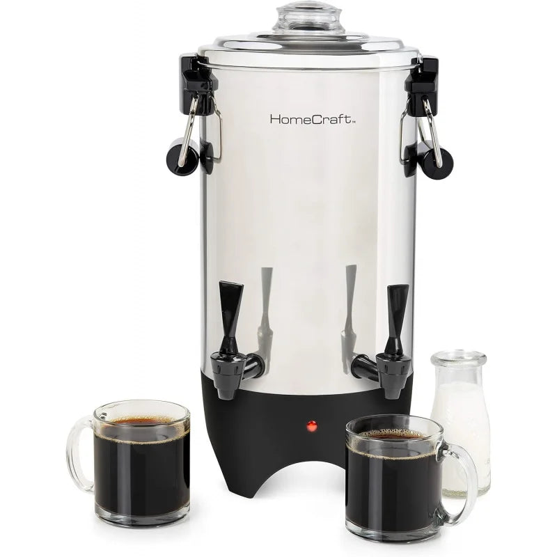 45-Cup Hot Beverage Dispenser, Double Dripless Faucets