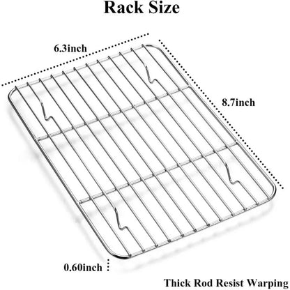 Baking Sheet with Rack Set [2 Sheets/2 Racks]