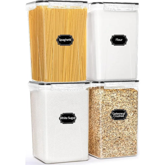 4 Pack Extra Large Airtight Storage Containers