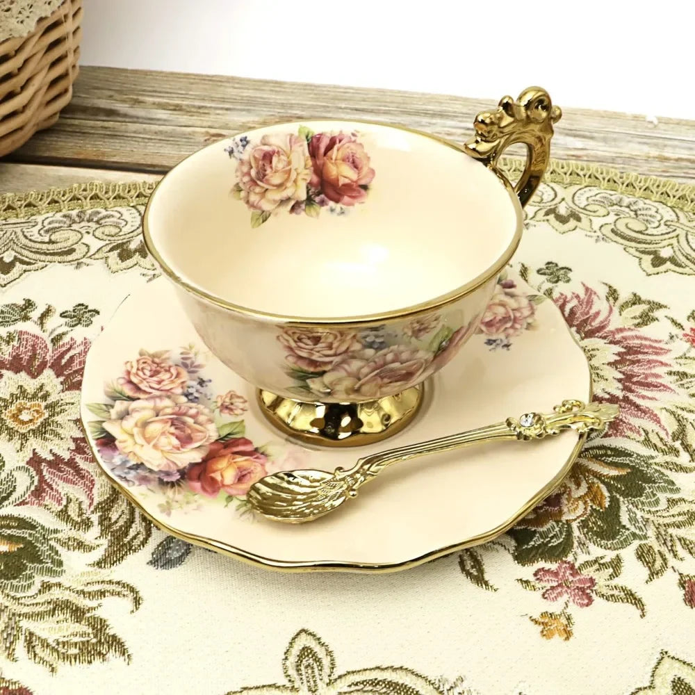 15 Pieces Porcelain Coffee Set