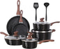 12 Piece Cooking Pan Set, 4 colors