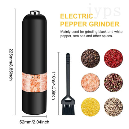 Automatic Salt Pepper Grinder, Electric - 4 colors