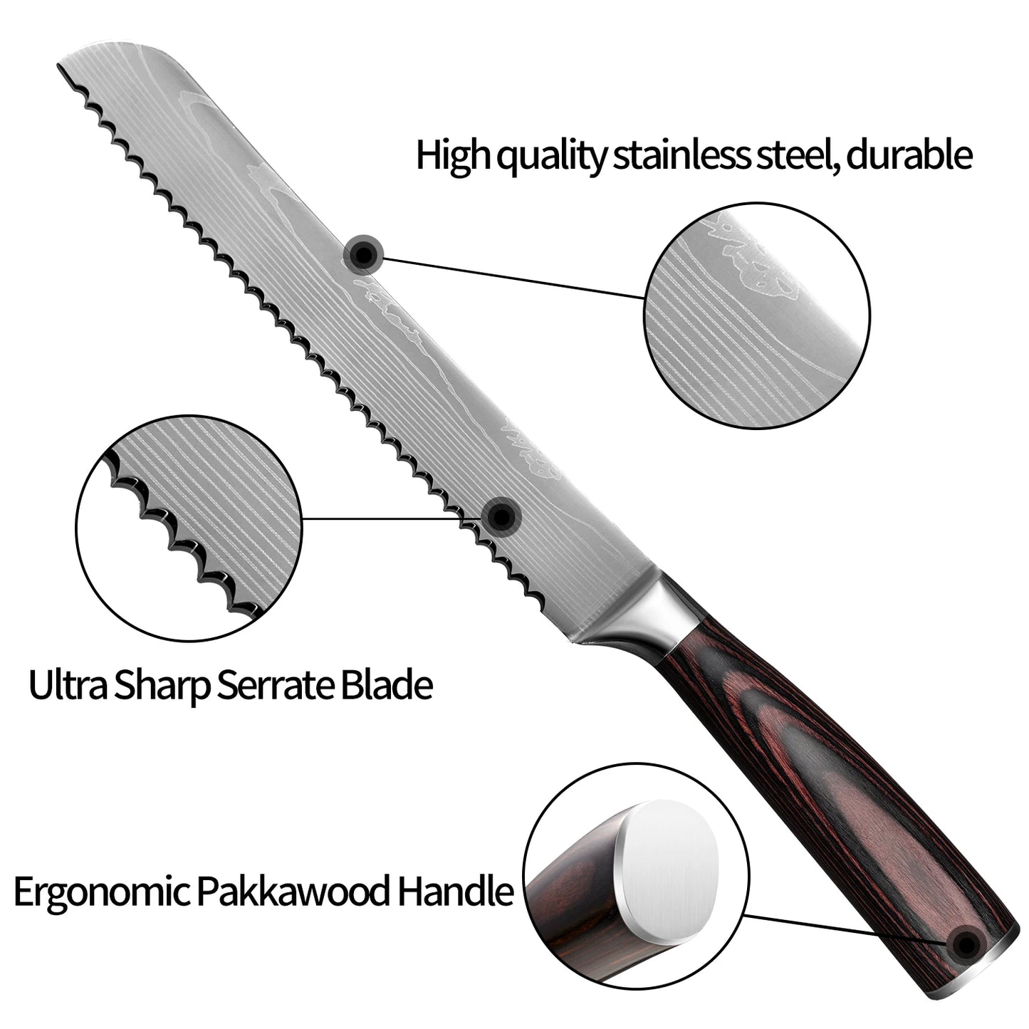 8-inch Serrated Bread Knife