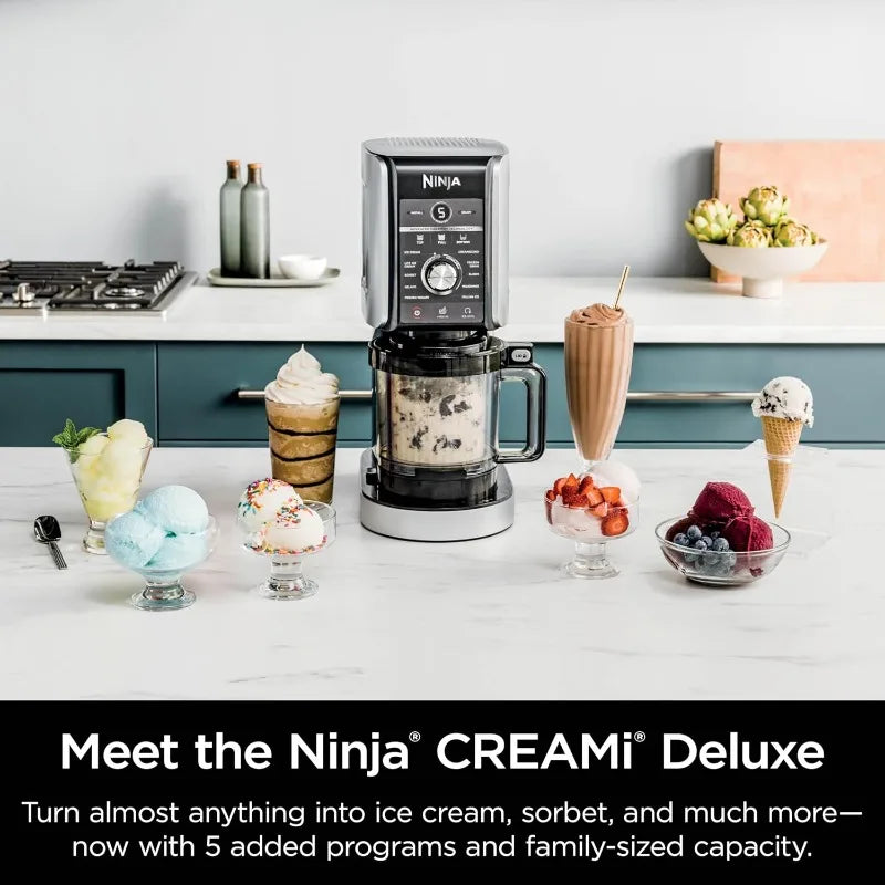 Ninja CREAMi Deluxe Ice Cream & Frozen Treat Maker