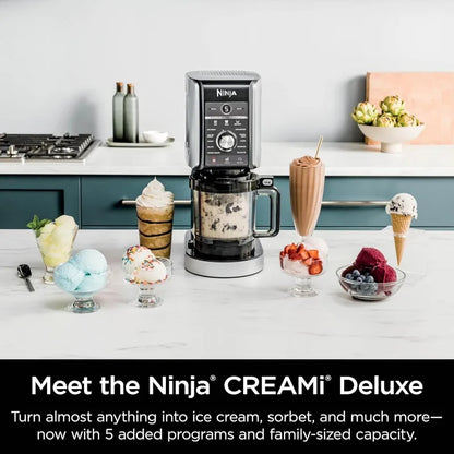 Ninja CREAMi Deluxe Ice Cream & Frozen Treat Maker