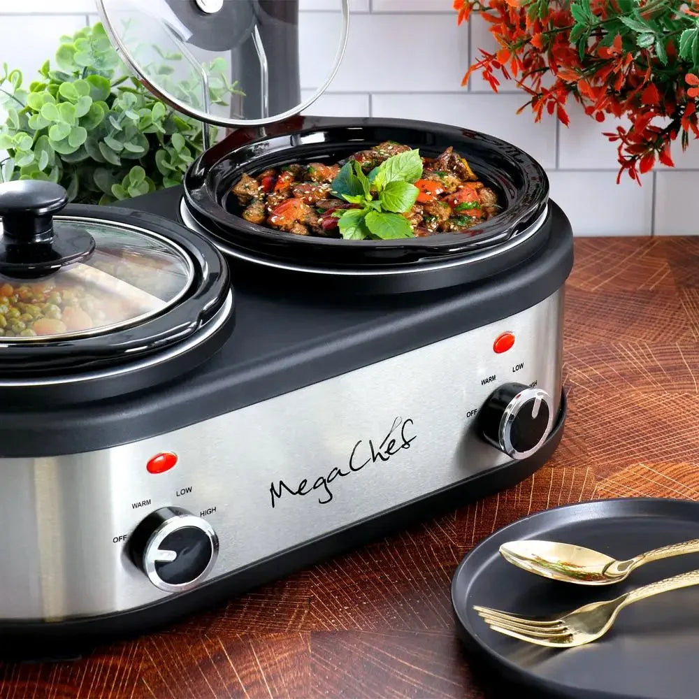 1.5 Quart Dual Crock Pot