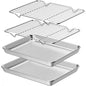 Baking Sheet with Rack Set [2 Sheets/2 Racks]