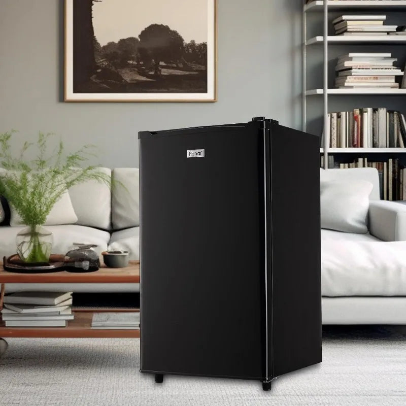 Mini Fridge, Adjustable Thermostat, 3.5 Cu.ft, 2 colors