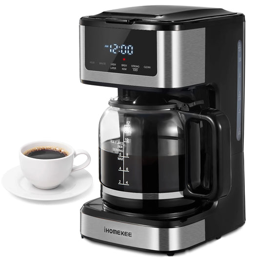 Coffee Machine with Iced Coffee Function, 12-cup