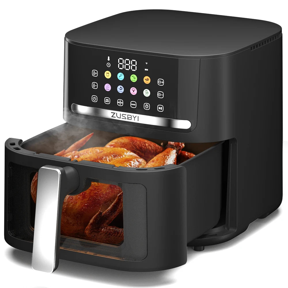 6.5QT Air Fryer Oven With Visible Window