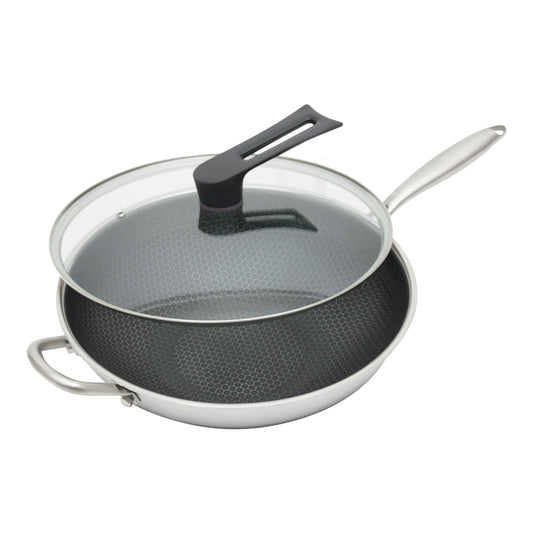 13.4" Stir Fry Pan with Lid