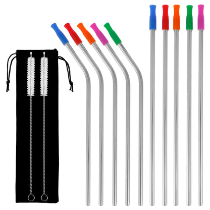 10Pcs 20Pcs 50Pcs Stainless Steel Straws Uten