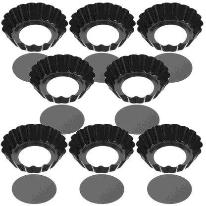 Mini Fluted Tart Pans with Removable Bottom